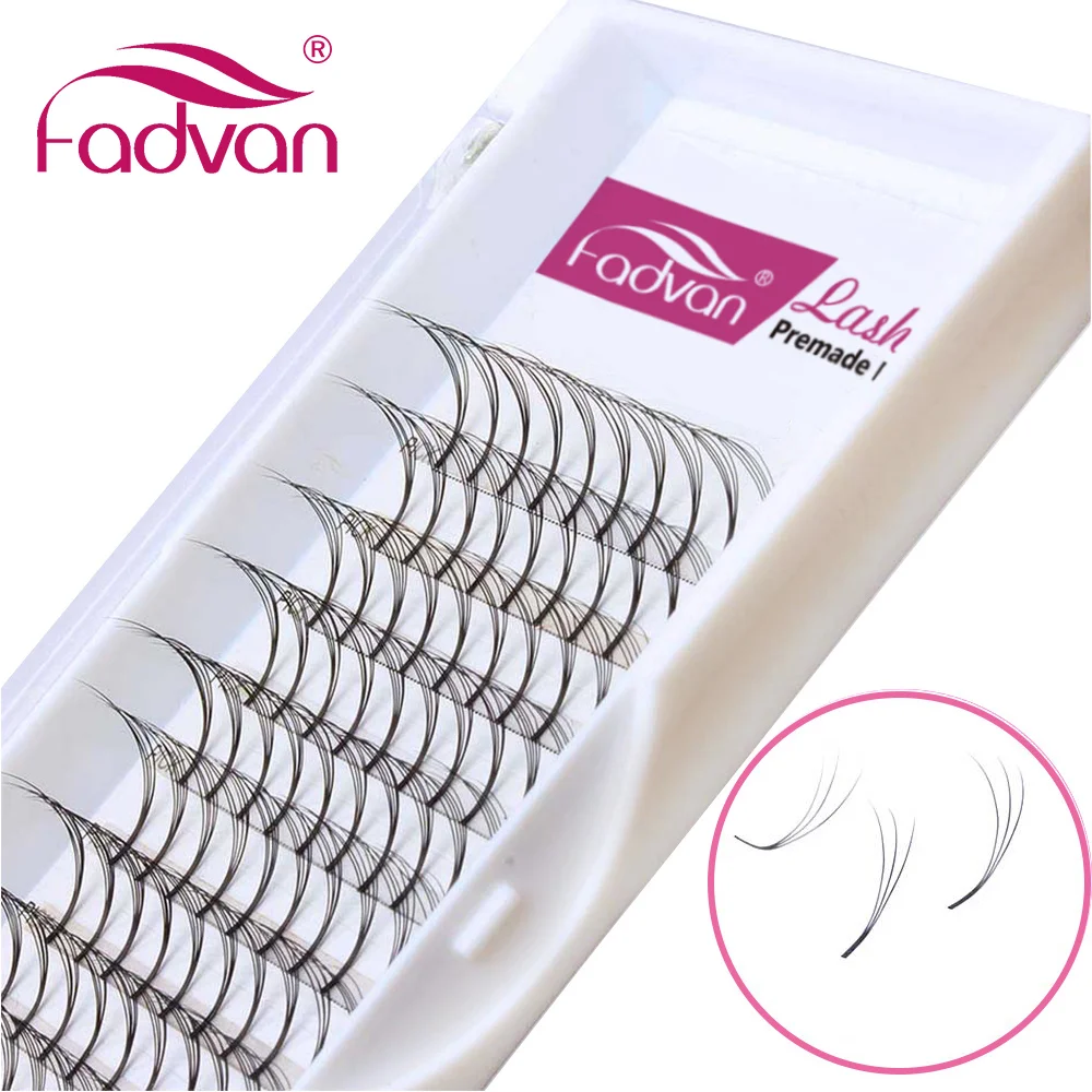 Объемные ресницы 12 линий 3d/5d готовые объемные вентиляторы искусственные