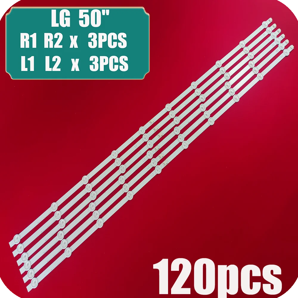 12 Светодиодный ных лент для телевизора LG 50 дюймов 50LN5400 50LN577s 50LN570 50LA620v 50LA620s 50LN575