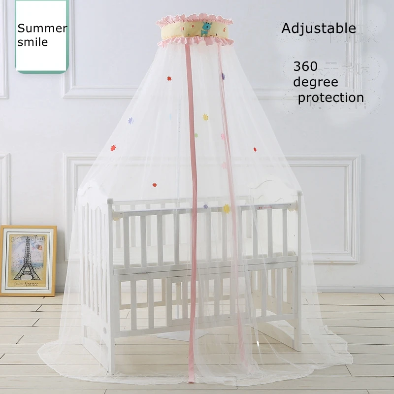 Детская кроватка москитная сетка с подставкой поддержкой пола полное покрытие