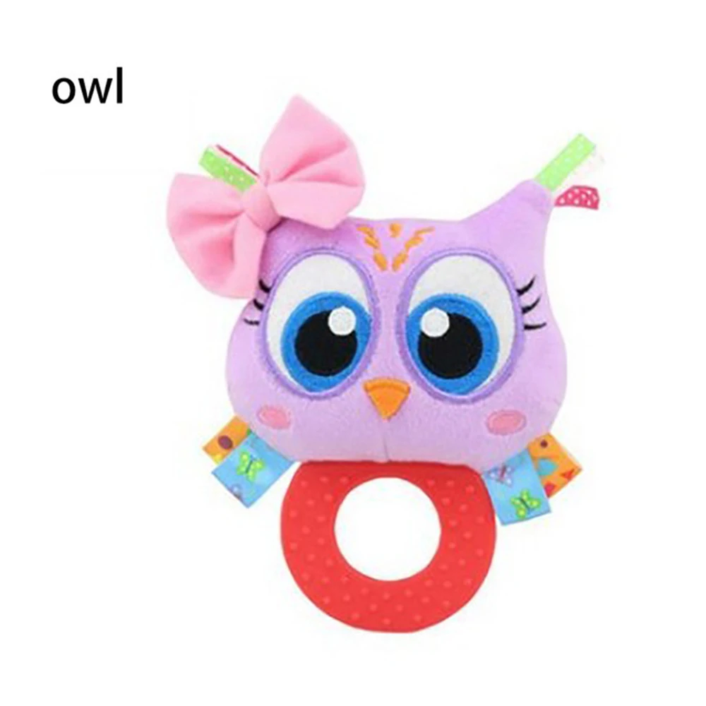 Новое поступление Детские Ручные погремушки с силиконовым прорезывателем