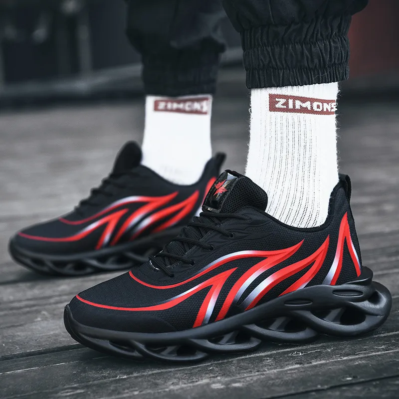 Summer Lightweight Shoes Man Big Size 46 Red Cheap Men Shoes Running Outdoor Breathable Men Sport Shoes 2021 deportivas hombre