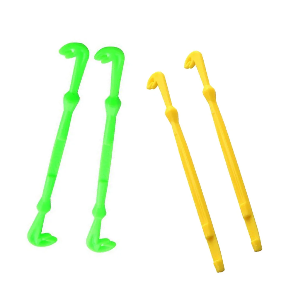

2pcs Yellow/Green High Quality Plastic Hooks Yellow/Green For Sea Fishing Hook Durable High Quality 15cm