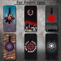 american rock band rhcp phone cases for redmi 5 5plus 6 pro 6a s2 4x go 7a 8a 7 8 9 k20 case