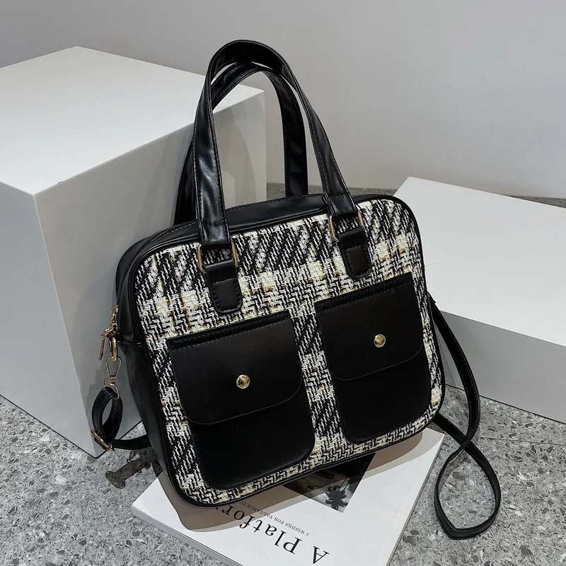 

Роскошная дизайнерская женская сумка, кожаные Простые Модные Винтажные дамские сумочки через плечо с верхней ручкой в Корейском стиле