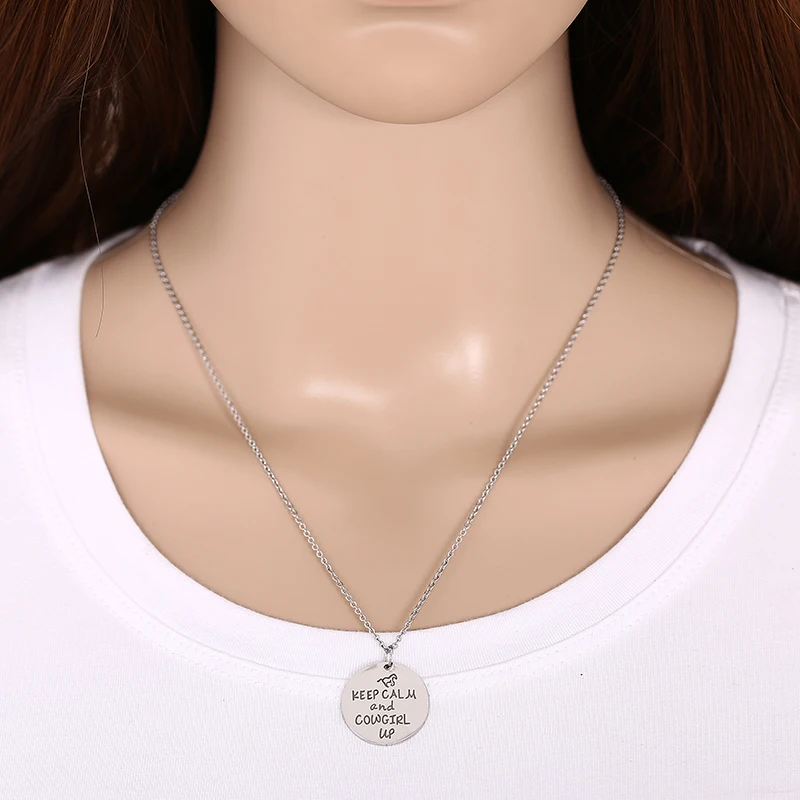 Невыцветающее Ожерелье ковбойская лошадь бижутерия для влюбленных ожерелье