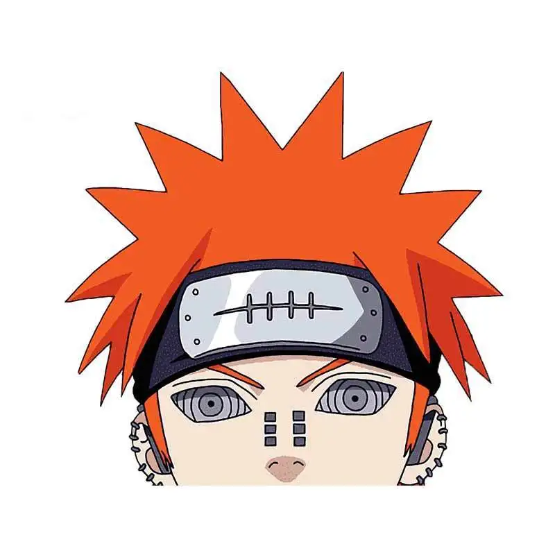 

13cm for Ninja Pain Peeker Car Stickers Occlusion Scratch Custom Printing Waterproof Trunk Vehicle Decal