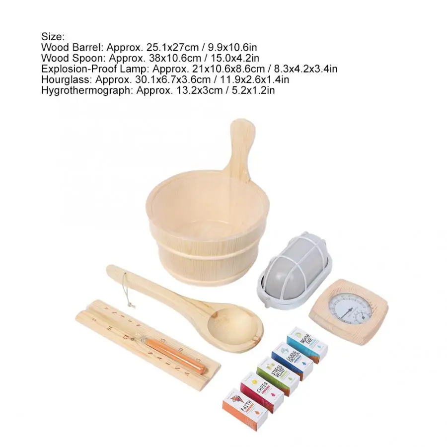 Набор для ванной комнаты деревянный баррель ложка взрывобезопасная лампа