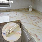 Плотная водонепроницаемая ПВХ мраморная настенная бумага в рулоне для кухни, столешница для мебели, наклейка для ремонта виниловая самоклеящаяся контактная бумага