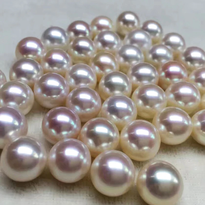 

3A Round shape natural white color Loose Freshwater Pearl 2.5mm-10.5mm natural Freshwater Pearl for Earrings