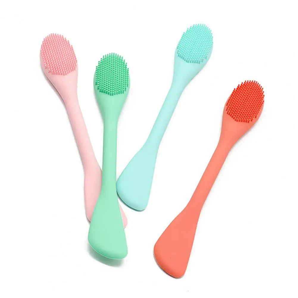

Face Masque Brush Reusable Bendable Silicone Facial Mud Masque Applicator for Home
