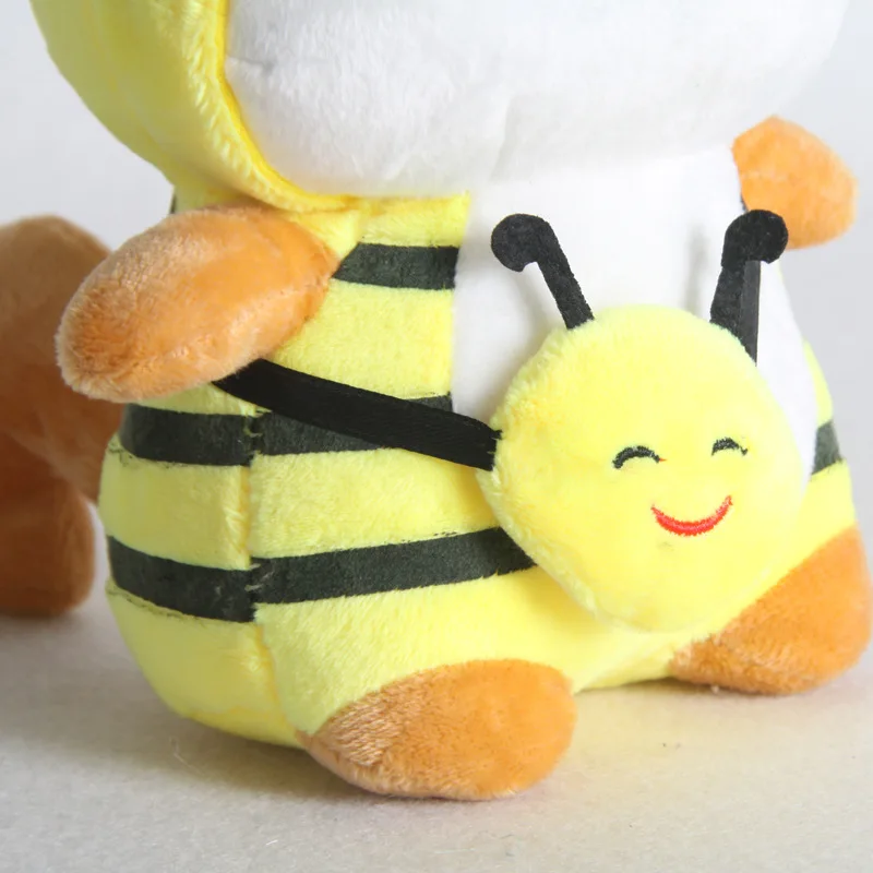 

4pcs/set 20cm Squirrel Plush Toy Cute Corgi Chai Dinosaur bees Plush Toys Animals Cartoon Soft Stuffed Dolls for Kids Xmas Gifts