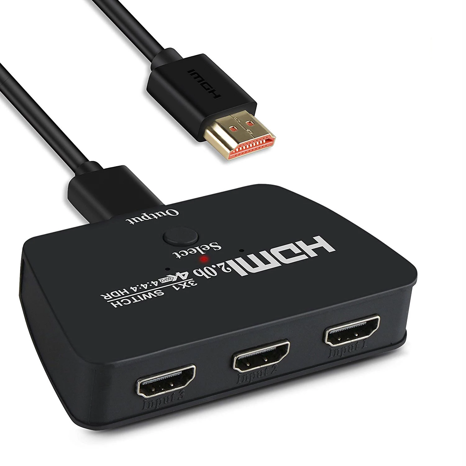 3-портовый Переключатель HDMI 4K @ 60 Гц HDMI2.0 3D HDCP2.2 HDR для ТВ Fire Stick HDTV PS4 игровые консоли