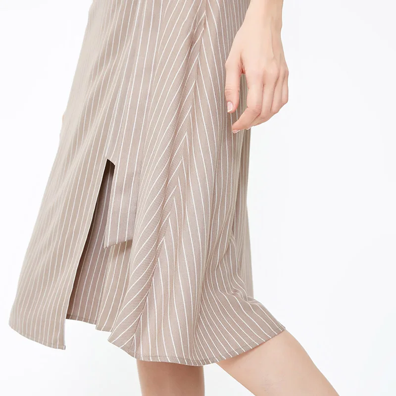 Vero Moda Новые поступления Полосатая юбка со шнуровкой со средней талией | 318316549