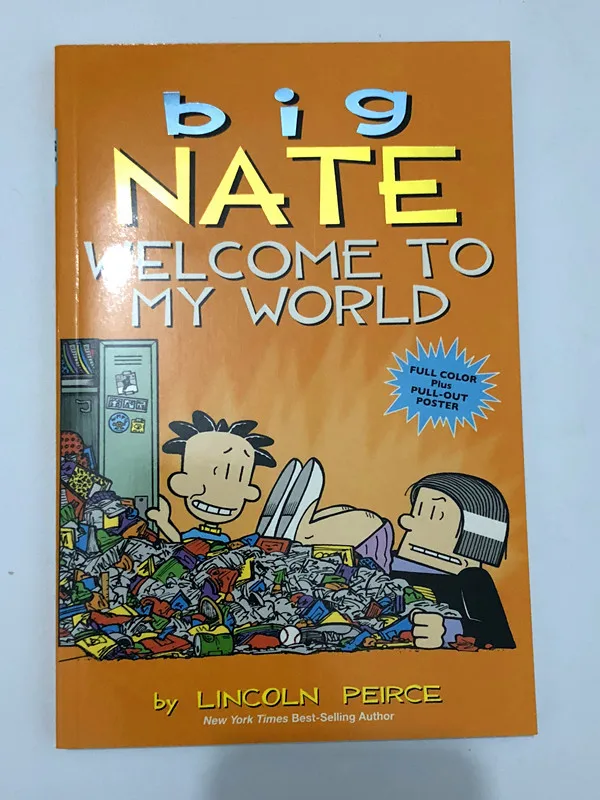 

Big Nate: Welcome To My World English Cartoon Story Book Kids Children Enlightenment Early Education Reading Books