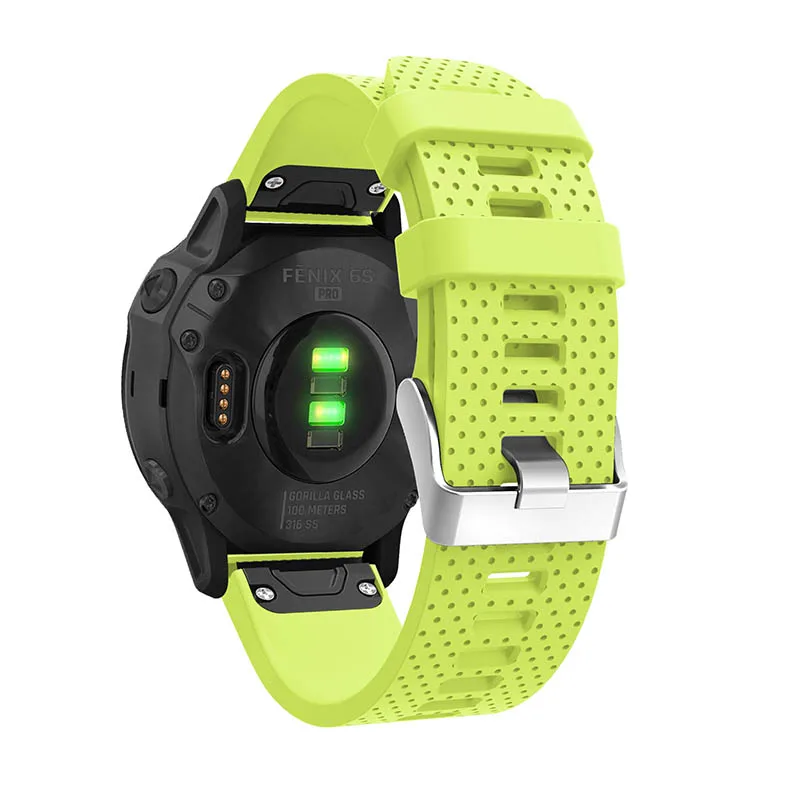 20 22 26 мм для Garmin Fenix 6S 6 6X Pro 5S 5 5X Plus удобный силиконовый ремешок смарт-аксессуары быстросъемный ремешок для часов