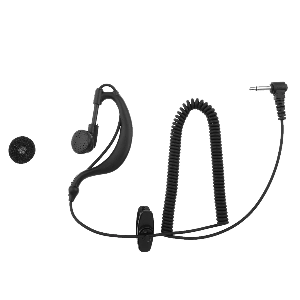 

Listen Only Earpiece for Motorola Radio,1 Pin 3.5mm G shape Headset for Walkie Talkie two-way radio
