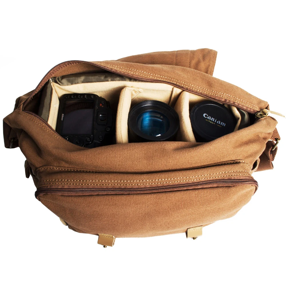 Сумка слинг на плечо для камеры мессенджер цифровой зеркальной фото и