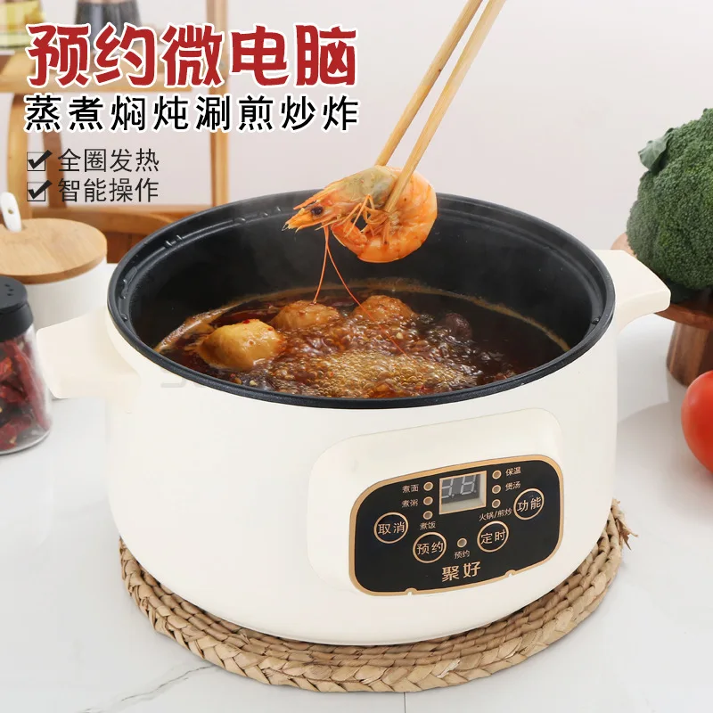 저렴한 미니 전기 밥솥 지능형 자동 가정용 1-2 명 스테인레스 스틸 증기선 작은 주방 쿠커