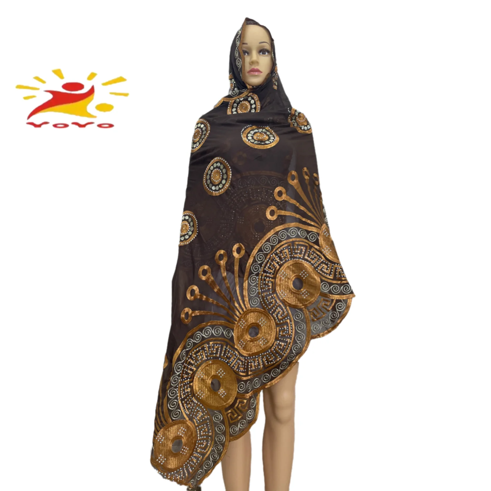 Шарф женский хлопок 100% HB110 | Тематическая одежда и униформа