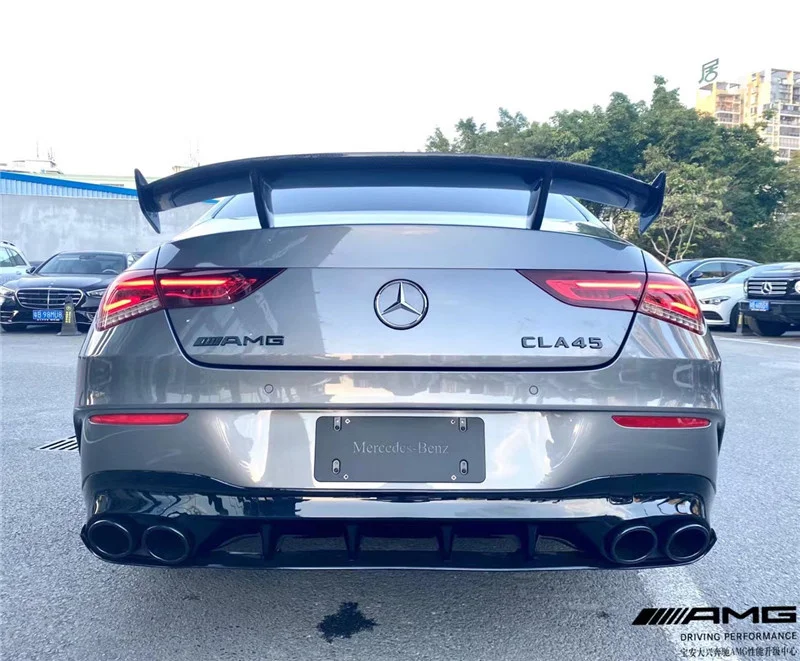 

Lucky2021 подходит для 21 W118 нового Benz Cla200 260, Модернизированный Cla45s, передняя балка, средняя сетка, задняя губа, хвост, горло, объемный