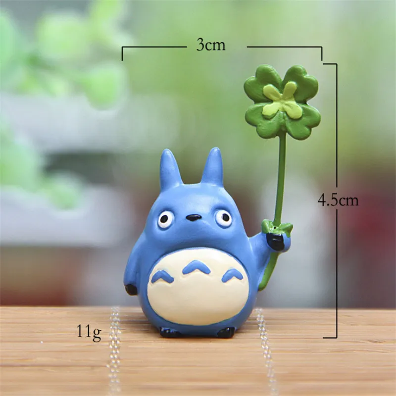 3 шт./компл. креативные милые DIY Смола Тоторо кукла микро пейзажные миниатюры