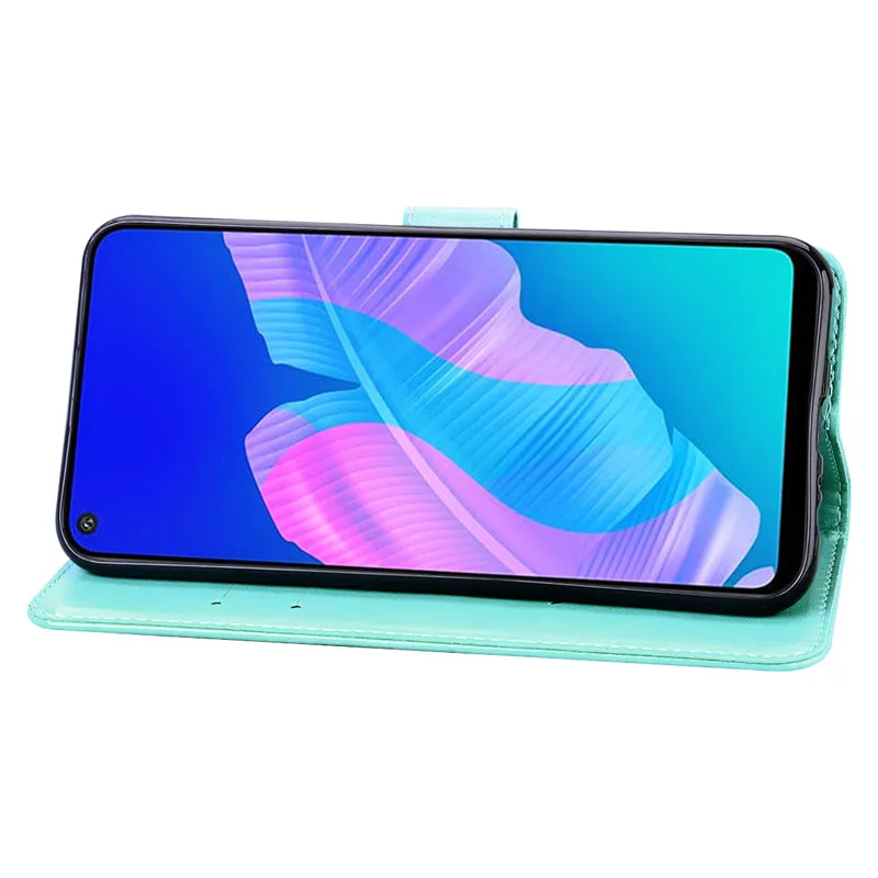 Кожаный чехол-книжка с 3D розами для Huawei Honor 9C чехол-кошелек Honor9C AKA-L29 слоты карт