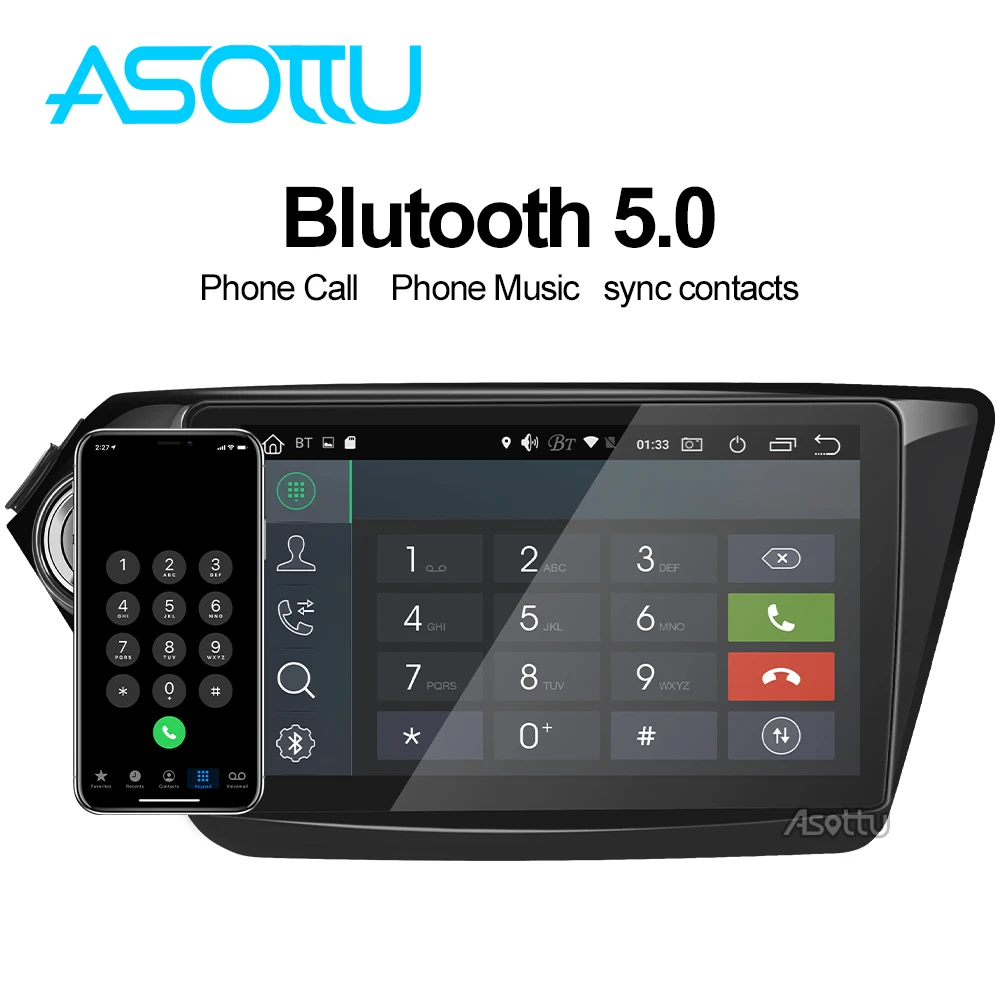 Asottu KI601 android 9 0 PX6 автомобильный dvd gps навигатор для Kia RIO 3 4 k2 2010 2011 2012 2013 2014 2015
