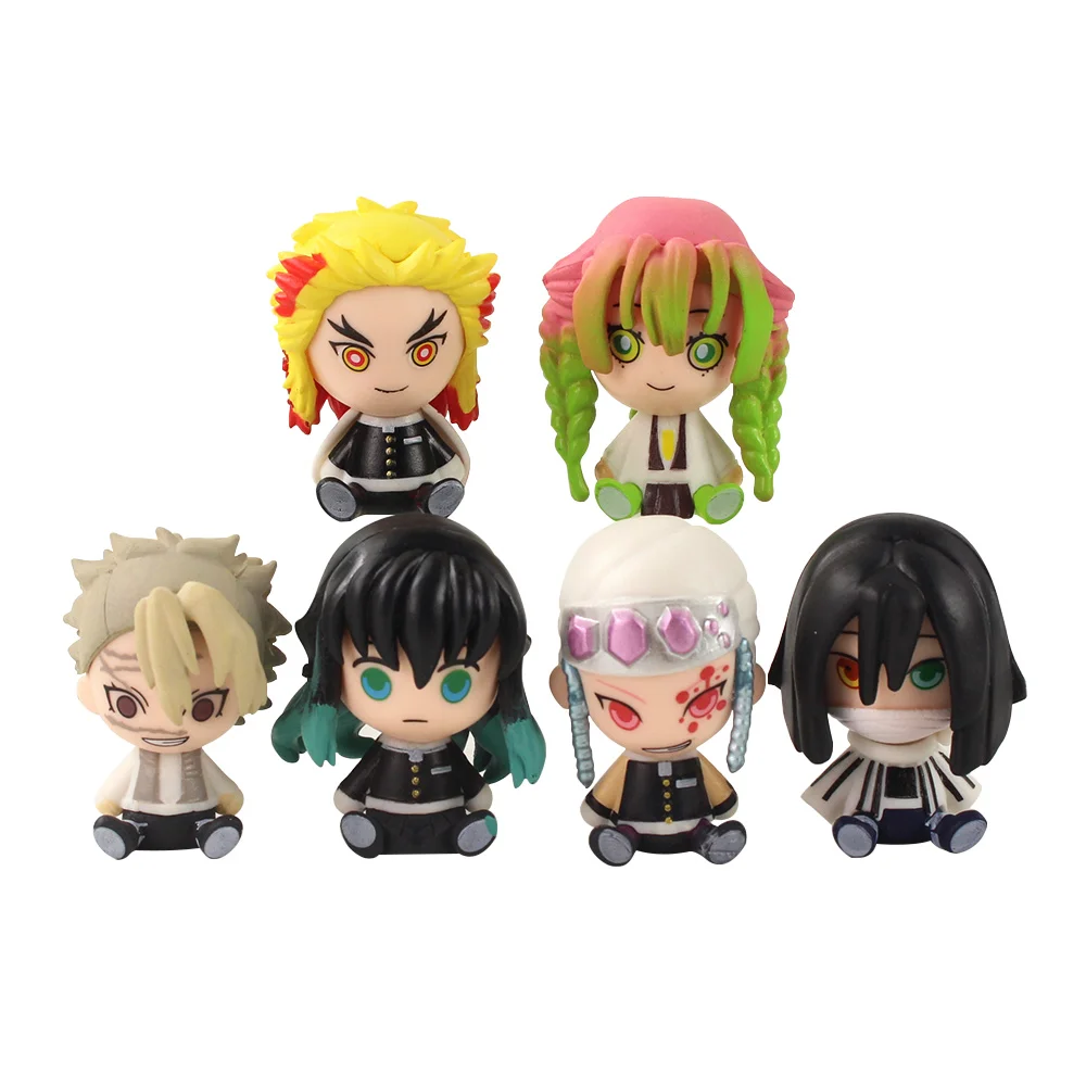 

Экшн-фигурки из аниме «рассекающий демонов», 6 шт./компл. 5 см