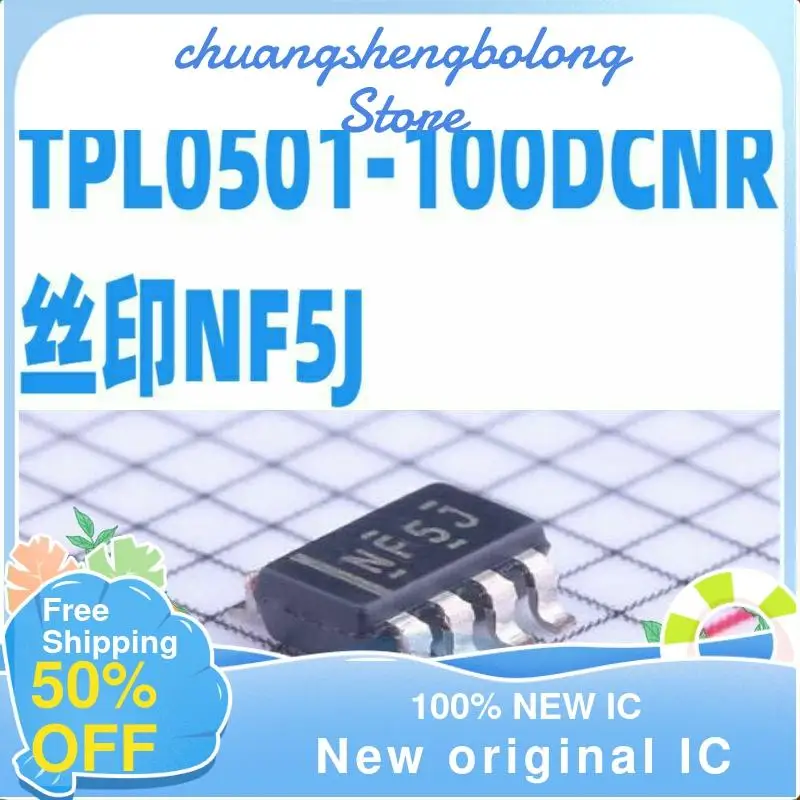 

10-200PCS TPL0501-100DCNR SOT23-8 NF5J NF5T New original IC