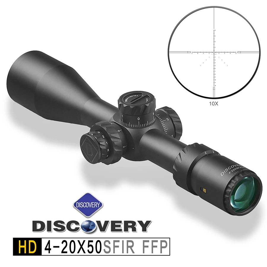 

DISCOVERY HD 4-20X50SFIR FFP первая фокусная плоскость. Новейшая цифровая ветровая регулировка и тактическая дифференциация. Оптический прицел