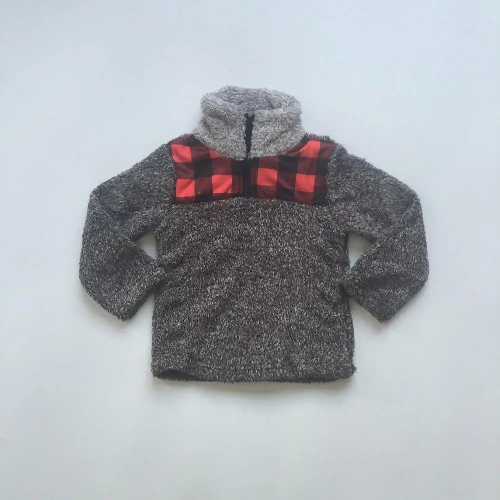 plaid baby Осенне-зимняя одежда хлопковая флисовая толстовка с капюшоном «Мама и я» для маленьких девочек детский эксклюзивный хлопковый топ в клетку с леопардовым принтом и черными полосками - Цвет: plaid baby