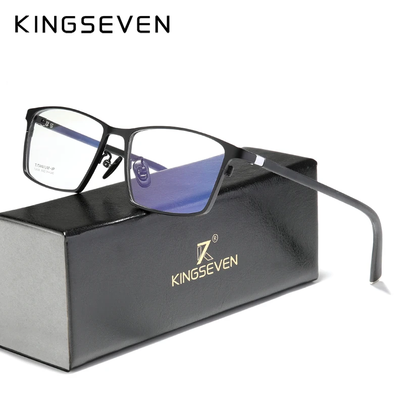 Оправа для очков KINGSEVEN мужчин и женщин прямоугольные винтажные оптические