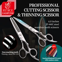fenice jp440c 6 inch scissors hair professional barber cuttingthinning scissors set hairdressing kit shears set