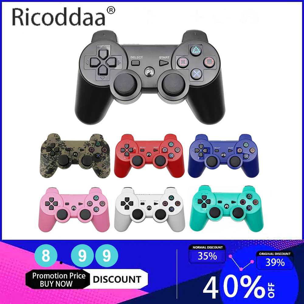 Gamepad Wireless Bluetooth Joystick For PS3 Controller Wireless Console For Sony Playstation 3 Game Pad Games Accessories