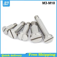 slotted plug shoulder contour sholudered equal height screw limit bolt 304 stainless steel m3 m4 m5 m6 m8 m10