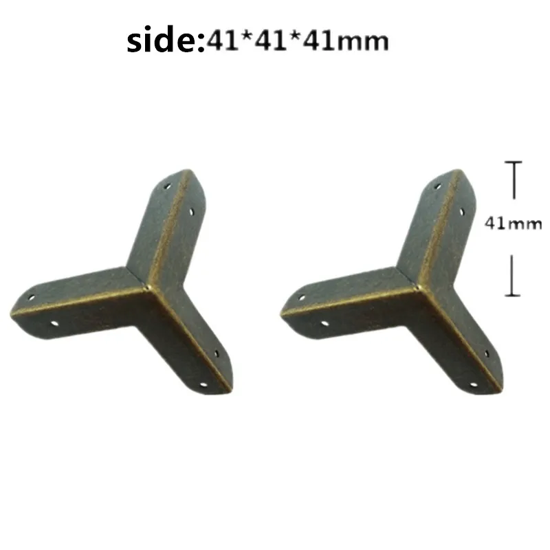 5 шт. латунный чехол для багажа коробка угловые кронштейны декоративная угловая