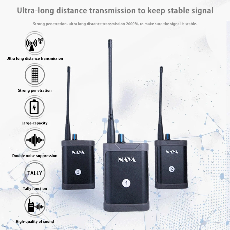 Ная HDI BS180 Беспроводной домофон Системы дальность передачи цифровых сигналов 2000 м