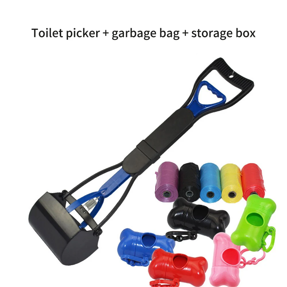 

Pet Pooper Scooper Dog Poop Long Handle Jaw Folding Scoop Shovel Pick Up Animal Waste Picker Puppy Outdoor Cleaning Tools