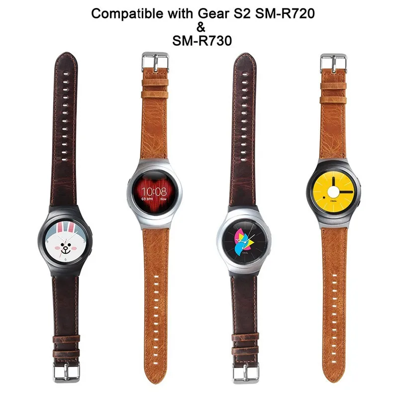 Браслеты для Samsung S2 SM R730 R720 спортивные классические Frontier пояса из натуральной