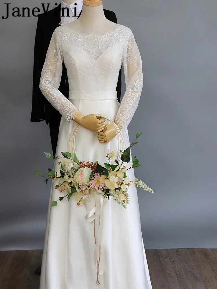 JaneVini 2019 Красный Круглый Свадебный венок шелковые цветы свадебные аксессуары для