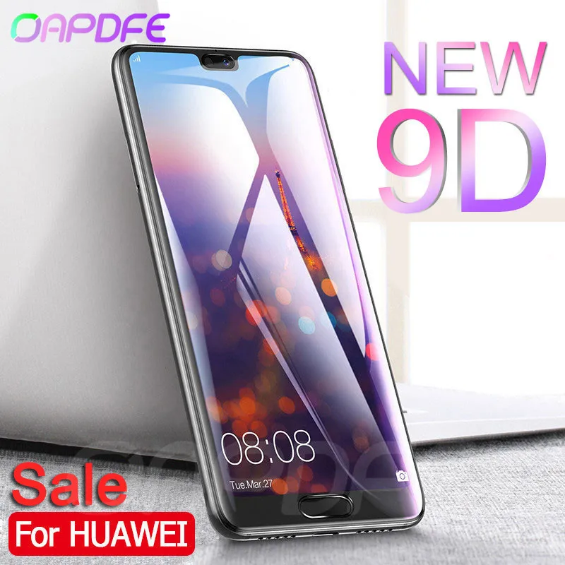 9D полное покрытие из закаленного стекла для huawei P20 Lite P20 Pro Защита экрана для Nova 5 5i 4 4E 3 3E 3i P умная защитная пленка