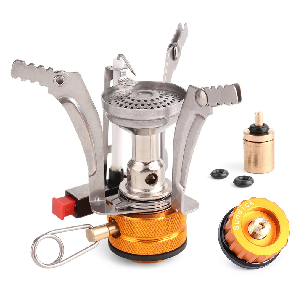 Складная газовая плита для кемпинга суперлегкая туристическая внешняя плитка