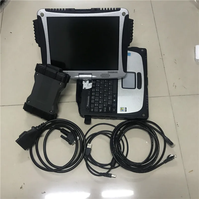 Диагностика Mb Star C6 Ssd VCI CAN DOIP протокол с ноутбуком CF19 сенсорный экран полный