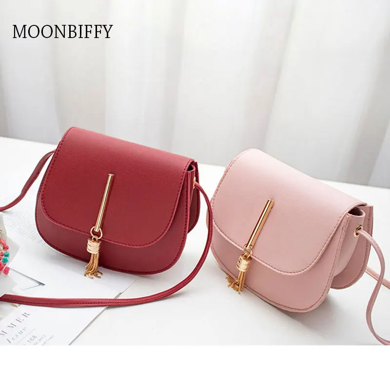 

Women's Summer Shoulder Bag PU Leather Ladies Messenger Bag Female Pure color Small Square Bag Clutch Bags Handbags
