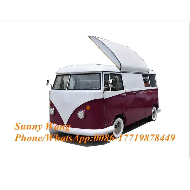 Цветные Мобильные тележки для пищевых продуктов фургон тележка киоск