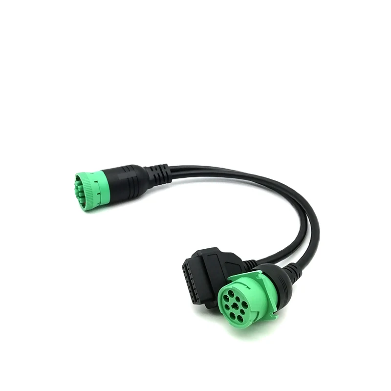 9-контактный 16-контактный OBD2 жгут проводов для грузовика J1939 адаптер