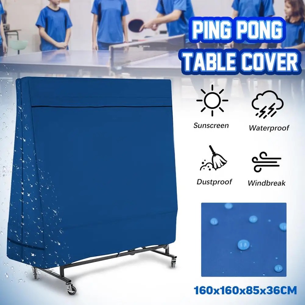 Настольная Крышка для пинг-понга водонепроницаемая Пыленепроницаемая с защитой