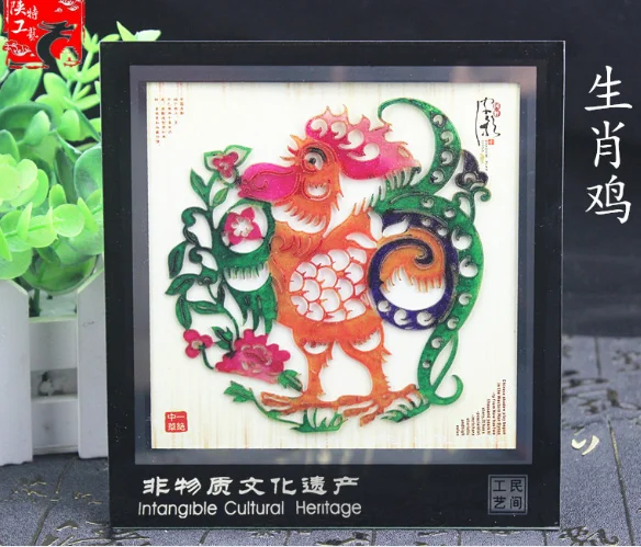 A2 Традиционный китайский crafs тень кукольный декоративная живопись зодиак с