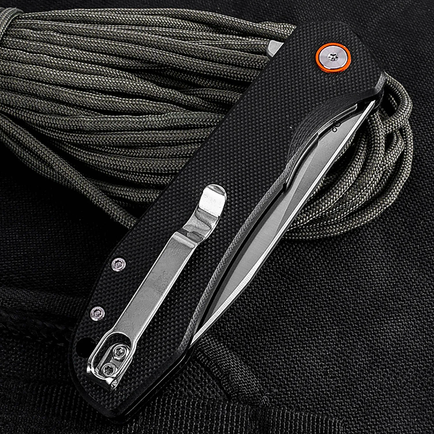 Складной нож FREETIGER карманный клип с рукояткой G10 лезвие D2 для ежедневного