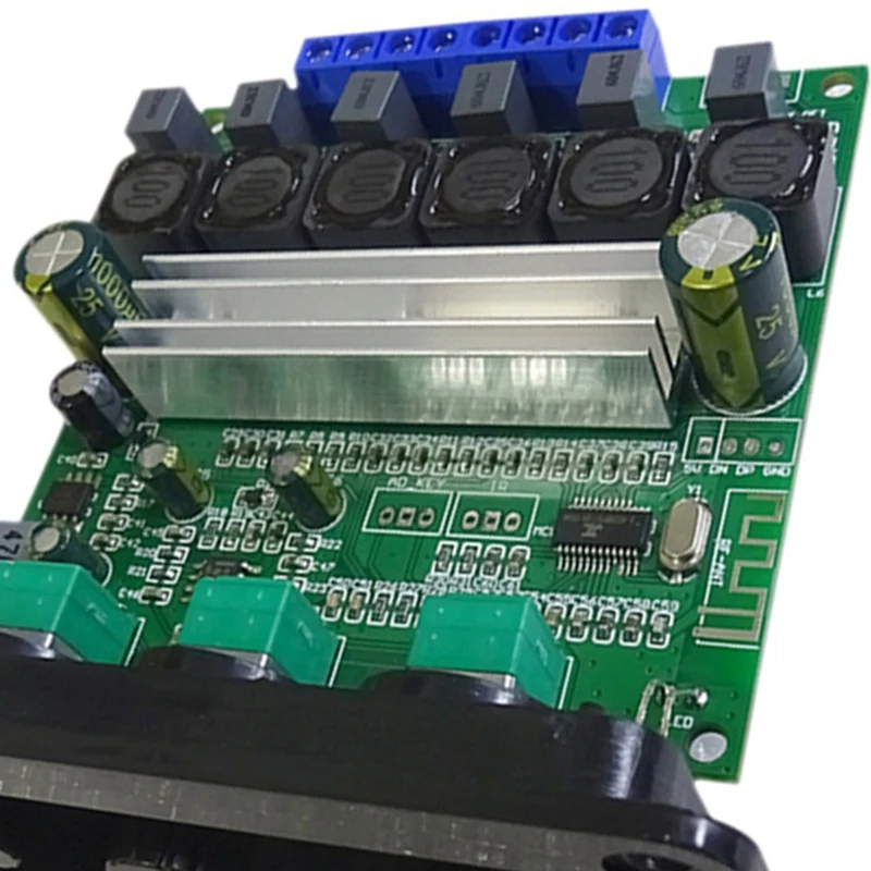 

TPA3116D2 Power Amplifier Board 2.1 Subwoofer Amplifiers Audio Amp Sound Amplificador 2X50W+100W,with 5.0 Bluetooth